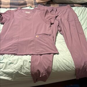 Carhartt Women's Scrub Set in Lavender